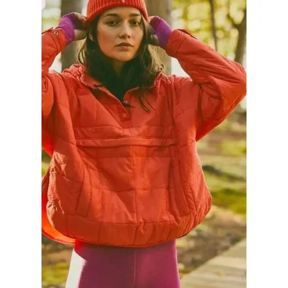 Free People FP Movement Pippa Packable Pullover Puffer Size Small